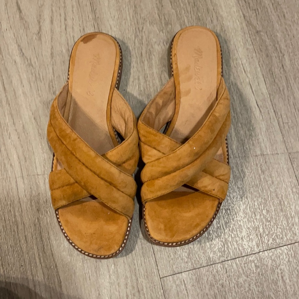 Madewell leather slide sandals